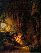Rembrandt van rijn Holy Family oil